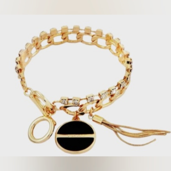 Guess Jewelry - Guess Goldtone Bracelet with Charms